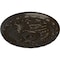 Ekena Millwork Amelia Ceiling Medallion (Fits Canopies up to 4 1/8"), Hand-Painted Stone Hearth, 15 3/4"OD x 5/8"P CM16AMSHF - alternate 3